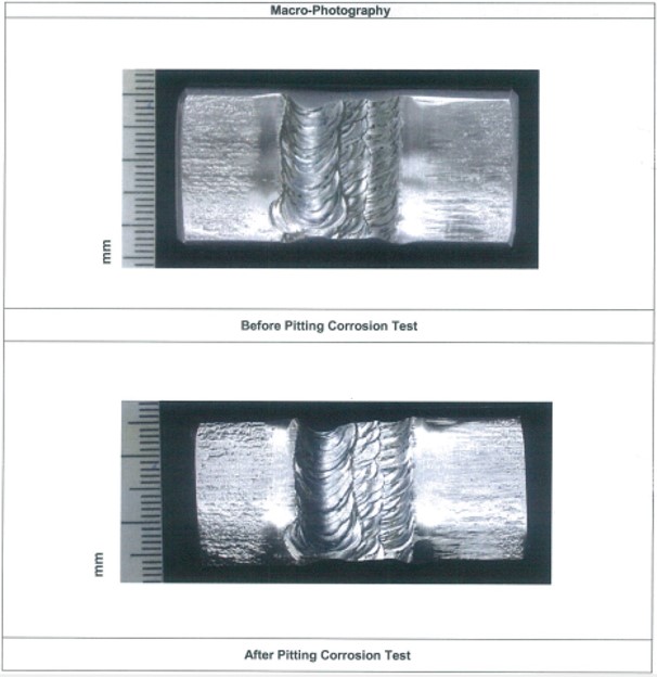 Pitting Corrosion Test Pitting Corrosion Test